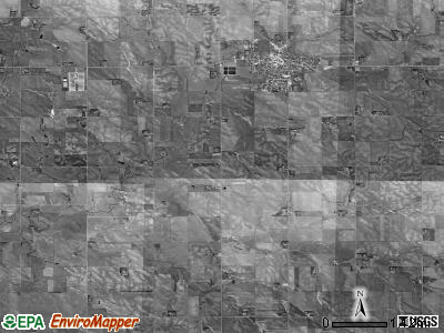 Morton township, Nebraska satellite photo by USGS