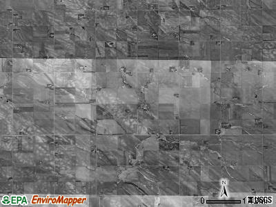 Columbia township, Nebraska satellite photo by USGS