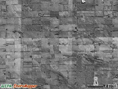 Crawford township, Nebraska satellite photo by USGS