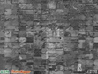 Royal township, Nebraska satellite photo by USGS