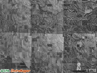 Dawes township, Nebraska satellite photo by USGS