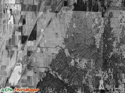 Knob township, Arkansas satellite photo by USGS