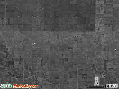 Burrows township, Nebraska satellite photo by USGS