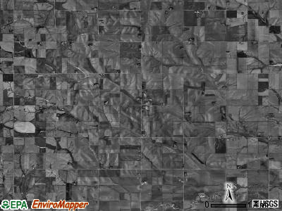 Pleasant Valley township, Nebraska satellite photo by USGS