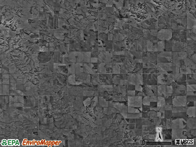 Geranium township, Nebraska satellite photo by USGS