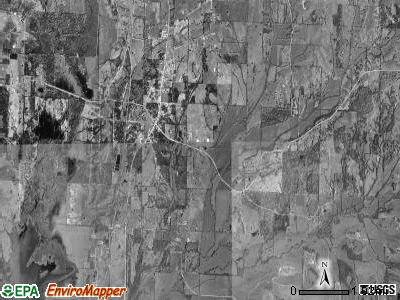 Blackland township, Arkansas satellite photo by USGS