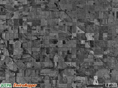 Douglas township, Nebraska satellite photo by USGS