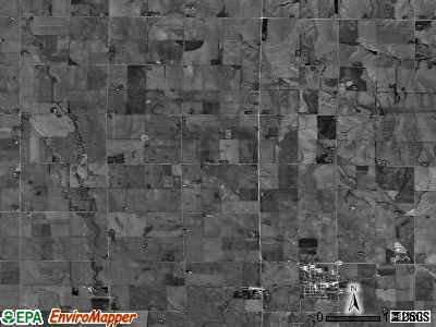 Marietta township, Nebraska satellite photo by USGS