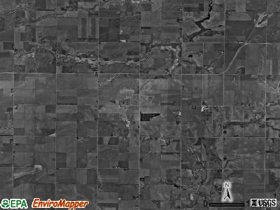 Union township, Nebraska satellite photo by USGS
