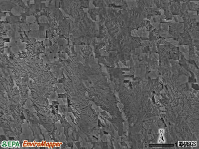 Wayne township, Nebraska satellite photo by USGS