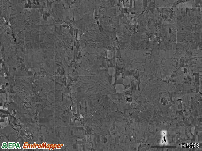 Elk Creek township, Nebraska satellite photo by USGS
