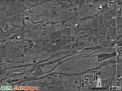Alda township, Nebraska satellite photo by USGS