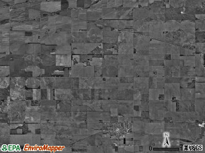 Kenesaw township, Nebraska satellite photo by USGS