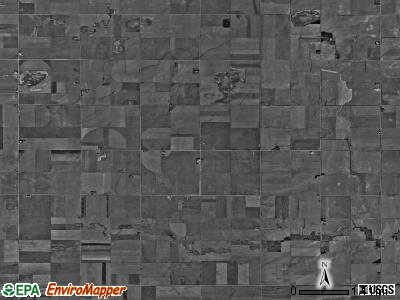 Bennett township, Nebraska satellite photo by USGS