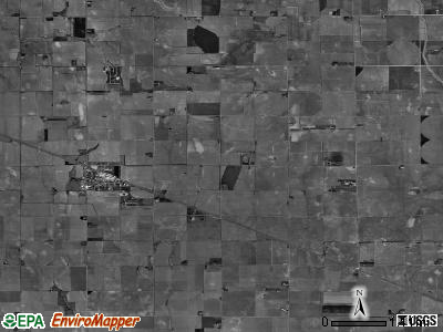 Laird township, Nebraska satellite photo by USGS