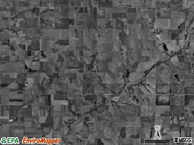 Clatonia township, Nebraska satellite photo by USGS