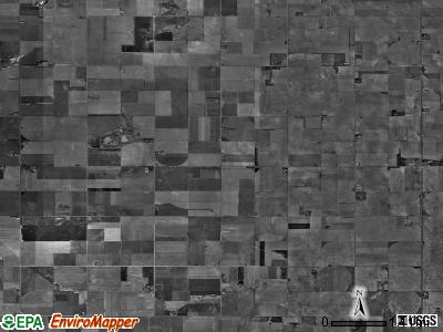 Sherman township, Nebraska satellite photo by USGS