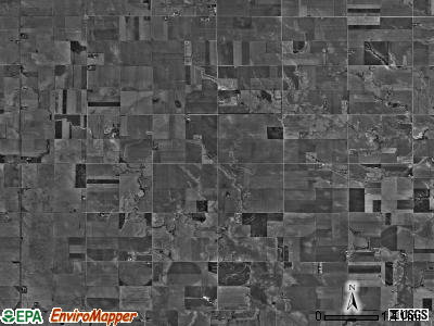 Cosmo township, Nebraska satellite photo by USGS