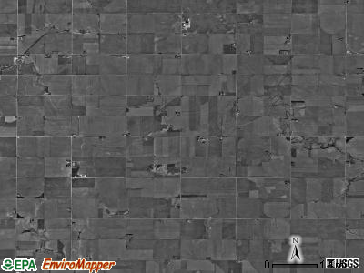 Hamilton township, Nebraska satellite photo by USGS