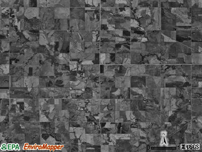 Sicily township, Nebraska satellite photo by USGS