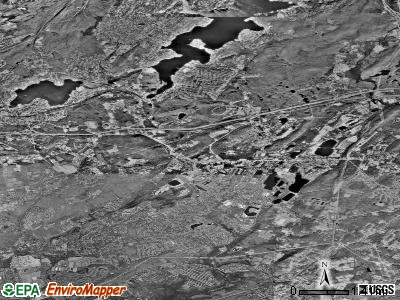 Roxbury township, New Jersey satellite photo by USGS