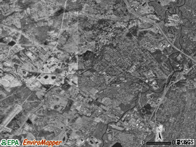 East Hanover township, New Jersey satellite photo by USGS