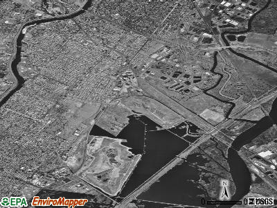 Lyndhurst township, New Jersey satellite photo by USGS