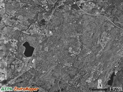 Livingston township, New Jersey satellite photo by USGS