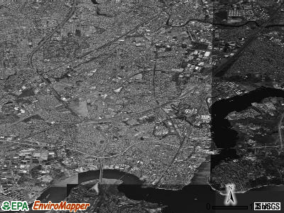 Woodbridge township, New Jersey satellite photo by USGS