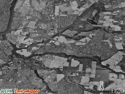 Plainsboro township, New Jersey satellite photo by USGS