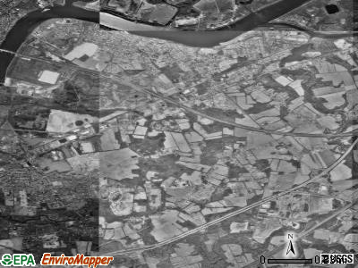 Florence township, New Jersey satellite photo by USGS