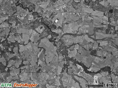Lumberton township, New Jersey satellite photo by USGS