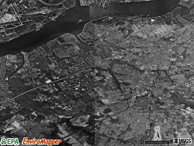 West Deptford township, New Jersey satellite photo by USGS