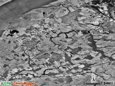 Oldmans township, New Jersey satellite photo by USGS