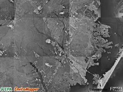 Stafford township, New Jersey satellite photo by USGS