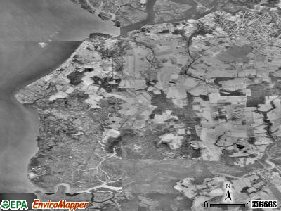 Elsinboro township, New Jersey satellite photo by USGS