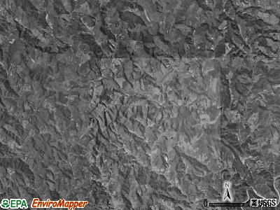 Helton township, North Carolina satellite photo by USGS