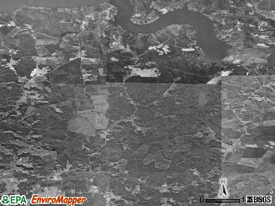 Sixpound township, North Carolina satellite photo by USGS