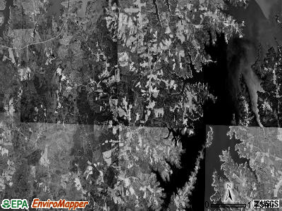 Townsville township, North Carolina satellite photo by USGS