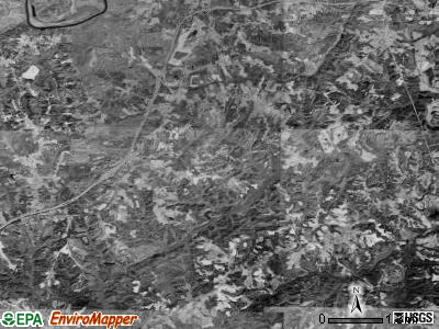 Pelham township, North Carolina satellite photo by USGS