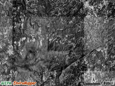Danbury township, North Carolina satellite photo by USGS