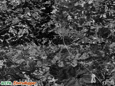 Pilot township, North Carolina satellite photo by USGS