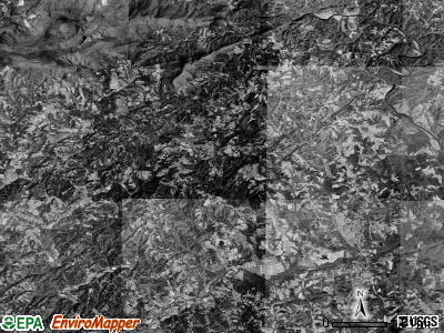 Meadows township, North Carolina satellite photo by USGS