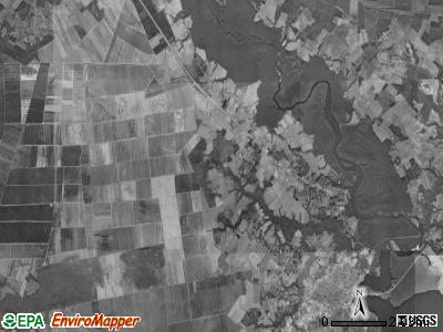 Providence township, North Carolina satellite photo by USGS