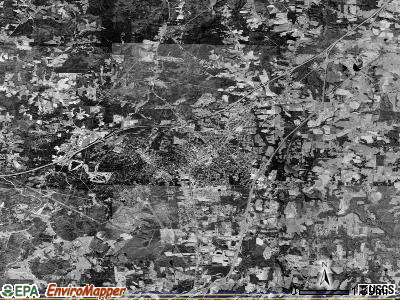 Henderson township, North Carolina satellite photo by USGS