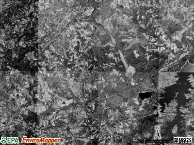 Sauratown township, North Carolina satellite photo by USGS