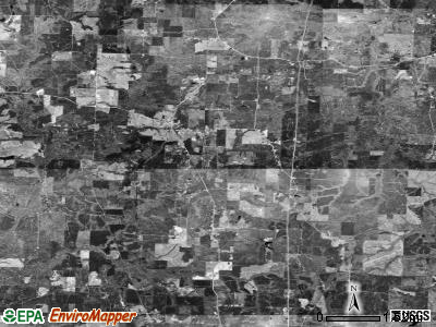 Taylor township, Arkansas satellite photo by USGS