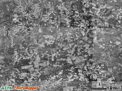 Bushy Fork township, North Carolina satellite photo by USGS