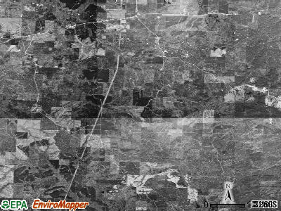 Leake township, Arkansas satellite photo by USGS