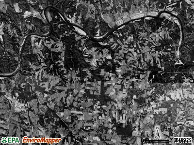 North Fall Creek township, North Carolina satellite photo by USGS